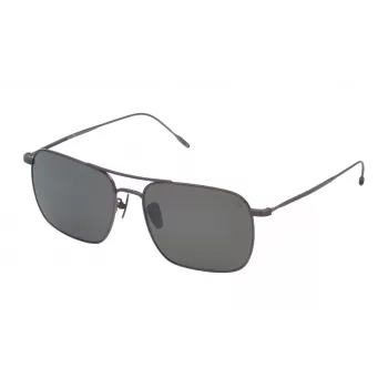LOZZA SL2305 miesten aurinkolasit - havanna-asetaattikehykset, ruskeat polykarbonaattilinssit, UV400-suoja, 57 mm linssin leveys