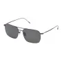 LOZZA SL2305 miesten aurinkolasit - havanna-asetaattikehykset, ruskeat polykarbonaattilinssit, UV400-suoja, 57 mm linssin leveys