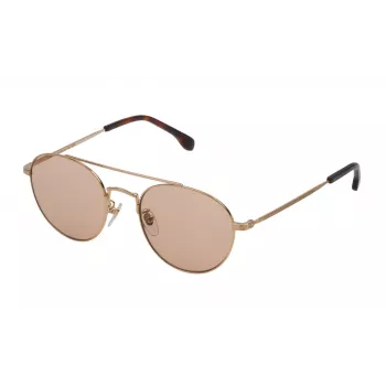 LOZZA SL2313M530349 miesten kulmikkaat aurinkolasit Havana asetaattikehys ruskeat polykarbonaattilinssit 53mm