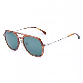 LOZZA SL4215M56710P unisex-aurinkolasit Havana asetaattikehys harmaat polarisoidut linssit 56/18/140 mm