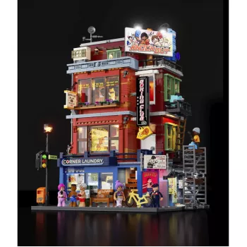 Lumibricks Boxclub LED-valosarja LEGO 10274 Haunted House -sarjaan