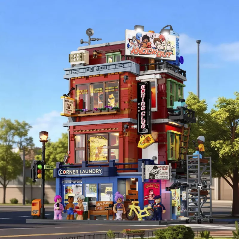 Lumibricks Boxclub LED-valosarja LEGO 10274 Haunted House -sarjaan