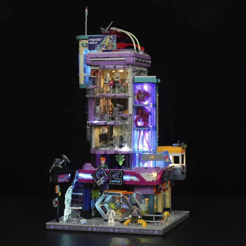 Lumibricks Cyberpunk Neoncity Cyber Couture Galleria LED-valaistussarja