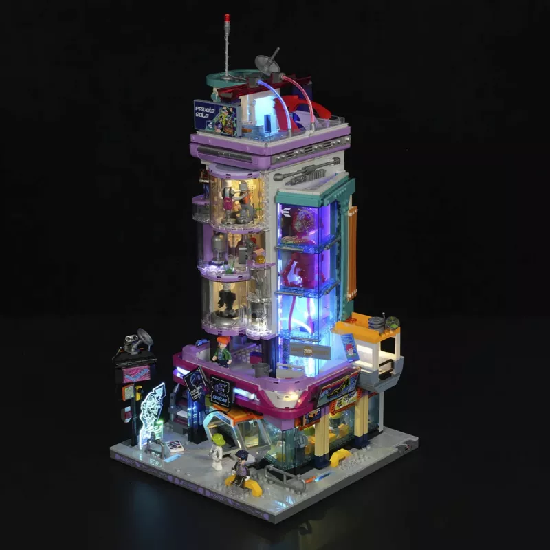 Lumibricks Cyberpunk Neoncity Cyber Couture Galleria LED-valaistussarja