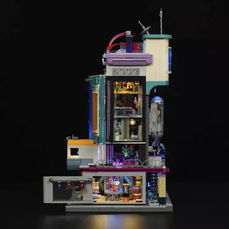 Lumibricks Cyberpunk Neoncity Cyber Couture Galleria LED-valaistussarja