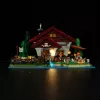 Lumibricks LED-valaistussarja LEGO Ideas A-Frame Cabin -sarjaan (sarja 21338) - paimenmaja