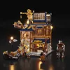 Lumibricks Steampunk Mechanical Workshop rakennuspalikkasarja LED-valaistuksella - 2150 osaa