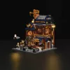 Lumibricks Steampunk Mechanical Workshop rakennuspalikkasarja LED-valaistuksella - 2150 osaa