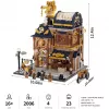 Lumibricks Steampunk Mechanical Workshop rakennuspalikkasarja LED-valaistuksella - 2150 osaa