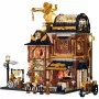 Lumibricks Steampunk Mechanical Workshop rakennuspalikkasarja LED-valaistuksella - 2150 osaa