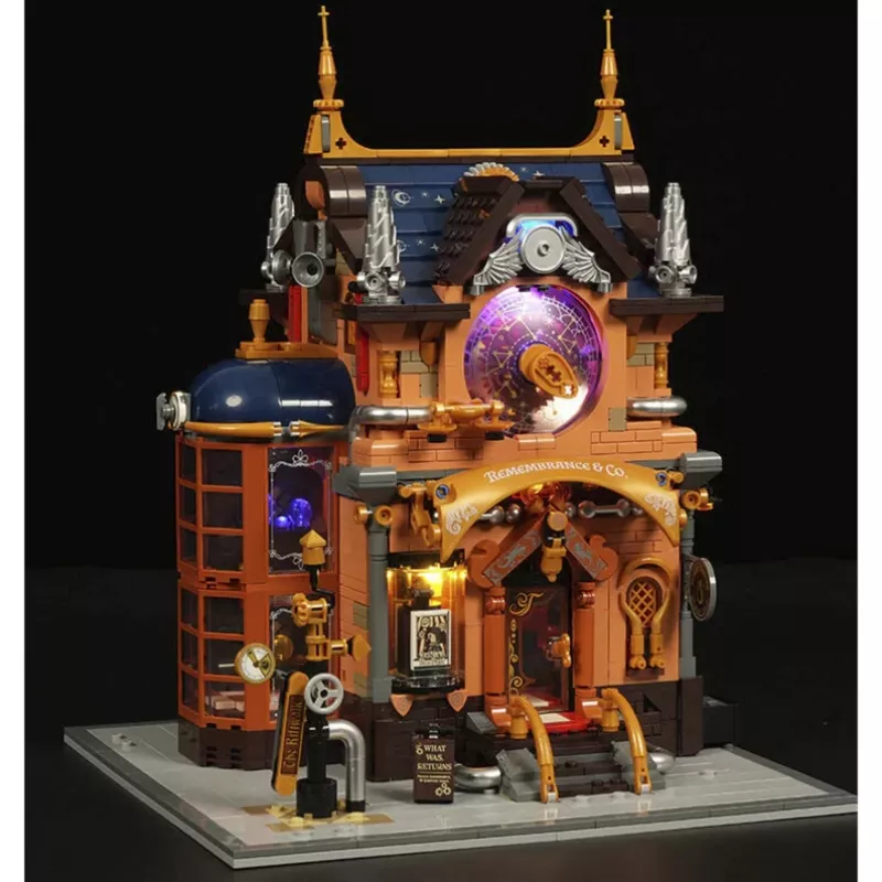 Lumibricks Steampunk Memory Shop DIY-miniatyyri nukkekodin rakennussarja