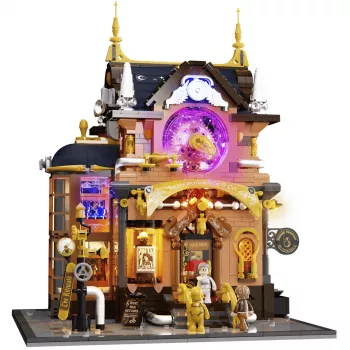 Lumibricks Steampunk Memory Shop DIY-miniatyyri nukkekodin rakennussarja