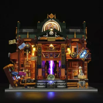 Lumibricks Steampunk Time Rift Library -DIY-miniatyyrikirjanurkkaussarja