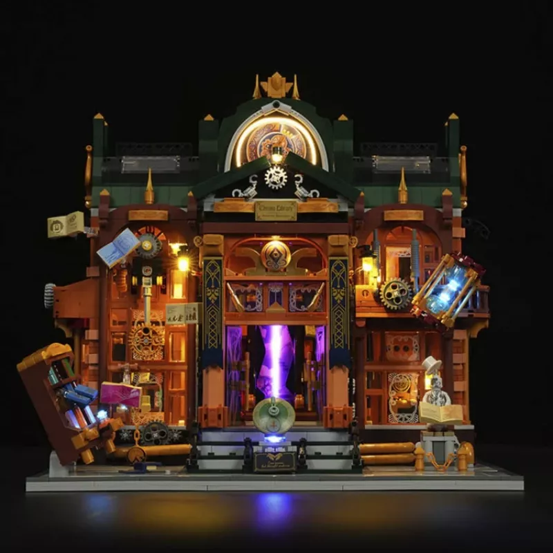 Lumibricks Steampunk Time Rift Library -DIY-miniatyyrikirjanurkkaussarja