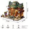 Lumibricks Steampunk Time Rift Library -DIY-miniatyyrikirjanurkkaussarja