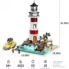 Lumibricks Sunrise Lighthouse rakennuspalikkasarja LED-valaistuksella