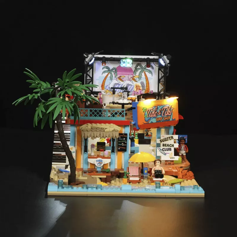 Lumibricks Surfshop valaistu rakennuspalikkasarja