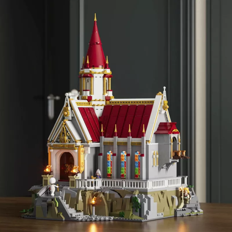 Lumibricks Schatzkammer des Königsschlosses rakennussarja LED-valoilla (985 osaa)
