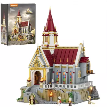 Lumibricks Schatzkammer des Königsschlosses rakennussarja LED-valoilla (985 osaa)