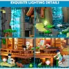 Lumibricks Waterfall Hut rakennussarja LED-valaistuksella