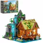 Lumibricks Waterfall Hut rakennussarja LED-valaistuksella