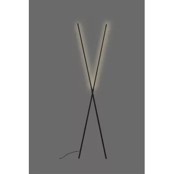 LUMINAIRE FLOOR 20W LED 1100LM musta jalkalamppu