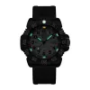 LUMINOX Atacama Field Automatic 1900 Series X2.2057 miesten kello 44mm musta kellotaulu musta nahkaranneke