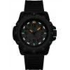 Luminox Atacama Field Day Date miesten kello XL.3321 45 mm musta kellotaulu musta nahkaranneke
