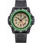 Luminox Atacama Field Day Date miesten kello XL.3321 45 mm musta kellotaulu musta nahkaranneke