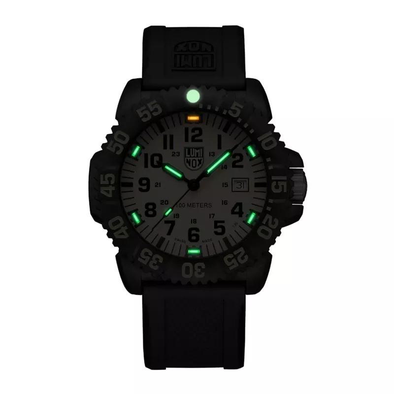 LUMINOX miesten X2.2055.1 automaattikello 44 mm ruskea nahka