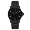 LUMINOX miesten XS.0941 Atacama Field Automatic 1940 Series -kello 44 mm musta kellotaulu nahkaranneke