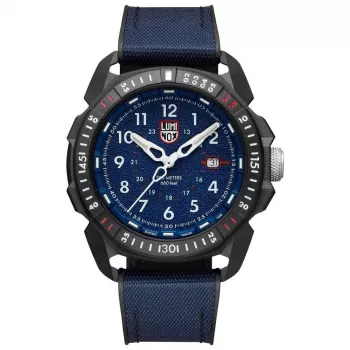 Luminox XL.1003.ICE ICE-SAR Arctic 1000 Series miesten kello 46 mm sininen kellotaulu sininen kumiranneke