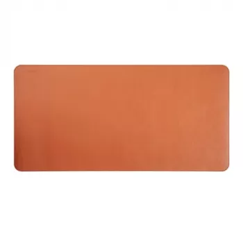 LUMIVIDA HS084936 suuri PVC-nahka työpöytäalusta, 1200x600 mm, oranssi
