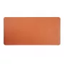 LUMIVIDA HS084936 suuri PVC-nahka työpöytäalusta, 1200x600 mm, oranssi
