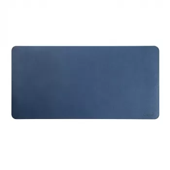 LUMIVIDA suuri PVC-nahka työpöytäalusta 1200x600 mm sininen