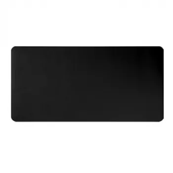 LUMIVIDA suuri PVC-nahkainen hiirimatto liukumattomalla kumipohjalla, 1200x600 mm, musta