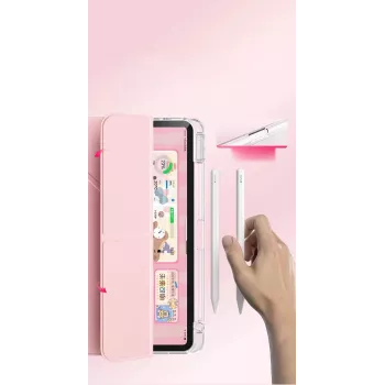MACHINO TAB kotelo iPad Pro 12.9 2018-2022/ AIR 13 2024 vaaleanpunainen