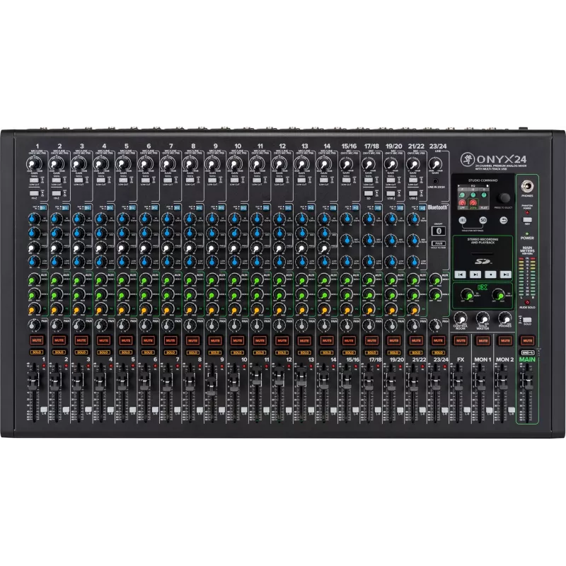 Mackie Onyx24 24-kanavainen analoginen mikseri USB-liitännällä