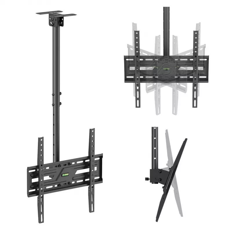 MACLEAN MC-175 kattoteline 37–75 tuuman televisioille, 50 kg, VESA 400x400, musta