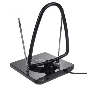 Maclean MCTV-963 suurivahvistuksinen sisäantenni vähäkohinainen digitaalinen analoginen Freeview FM DVB Strong 45dB DVB-T/T2 H.265 HEVC