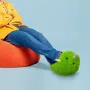 Mad Monkey jalkalämmitin dinosaurukset - sähköinen jalkalämmitin 3 lämpötasolla, ylikuumenemissuoja, 90 minuutin automaattinen sammutus, pehmeä plush, vihreä
