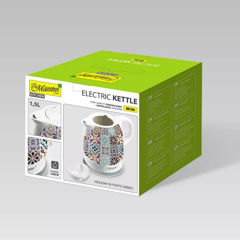 Maestro MR-066 Ceramika vedenkeitin 1,7L 2200W sininen