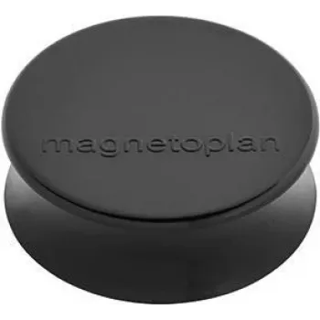 MAGNETOPLAN HOLTZ Ergo suuret magneetit musta 34 mm 10 kpl:n pakkaus 1665012