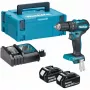 MAKITA 18V Brushless iskuporakone-ruuvinväännin DHP485RAJ 50/27Nm 2x2.0Ah LXT