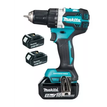 Makita DDF484RT3J 18V harjaton akkuruuvinväännin 3x 5,0Ah akulla, 54 Nm