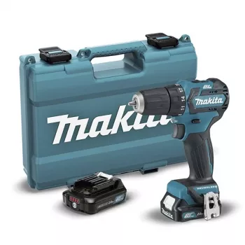 Makita DF332DSAE 12V Max CXT harjaton porakone-ruuvinväännin-sarja (2x2,0 Ah)