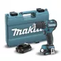Makita DF332DSAE 12V Max CXT harjaton porakone-ruuvinväännin-sarja (2x2,0 Ah)