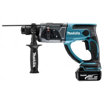 Makita DHR202RTJ 18V LXT akkukombivasara – SDS-Plus, 2x5.0Ah sarja laturilla ja Makpac-laatikolla