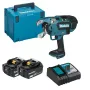 MAKITA DTR181RTJ 18V LXT akkukäyttöinen raudoitussidontalaite sarja 2x5,0Ah