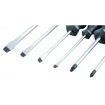 Makita E-10512 ruuvimeisselisarja, 6 osaa (tasapää/Pozidriv)